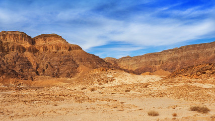 Fototapeta na wymiar Park Timna in Negev Desert