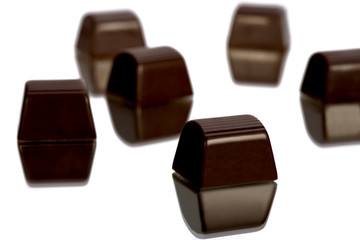 Upside - Down. Chocolate drift. Reflection of sweetness.