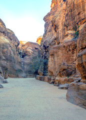 Ruins of the ancient city of Petra 