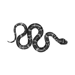 Fototapeta premium Vector design of harm and bite logo. Set of harm and reptile stock symbol for web.