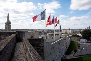Fototapeta na wymiar View over Caen, France