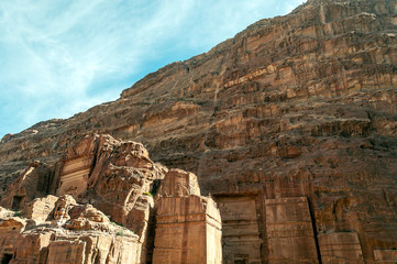 Ruins of the ancient city of Petra 