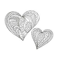 Zentangl hearts