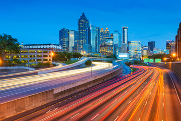 Fototapeta na wymiar Atlanta, Georgia, USA downtown skyline