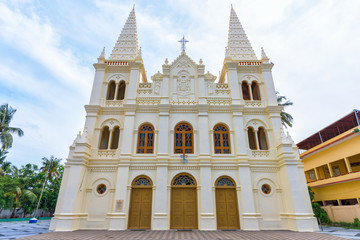 Santa Cruz Basilica at Fort Kochi, Kerala, India.