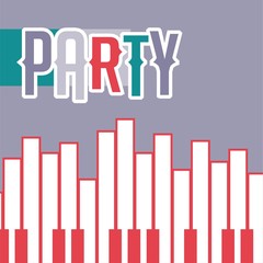 Vector poster for a live music festival with a microphone, acoustic guitar and inscription in retro style. Template for flyers, banners, invitations, brochures and covers