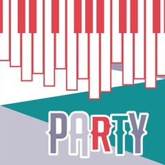 Jazz music, poster background template