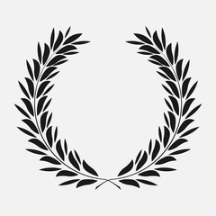 icon laurel wreath, spotrs design -