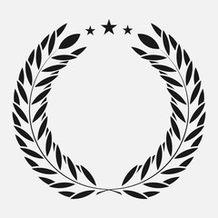 Obraz premium icon laurel wreath, spotrs design -