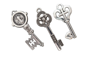 Cut out keys with great motive,