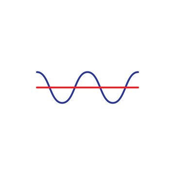 electrical threshold flat icon vector design illustration