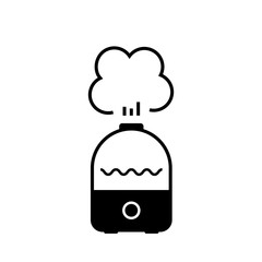 Humidifier silhouette icon. Clipart image isolated on white background