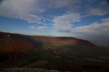 Wolken über der Schwäbischen Alb