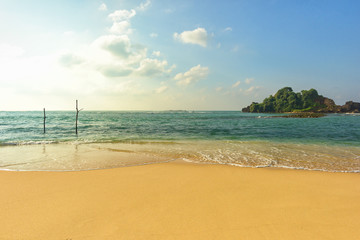 Tropical beach in Sri lanka