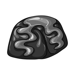 Vector design of sweet and caramel icon. Collection of sweet and culinary stock vector illustration.