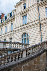 Fototapeta na wymiar Potocki Palace in Lviv. Baroque palace.
