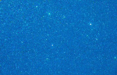 Shimmering  light on a blue surface