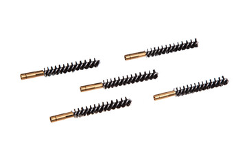 brush to clean the weapon isolate on white