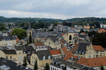 Obraz premium Panoramic view from Valkenburg Castle