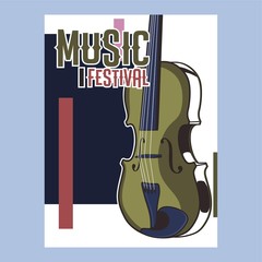 Country music festival poster. Party flyer with cowboy boots. Design element for poster, card, label, sign, card, banner. Vector image - Vector