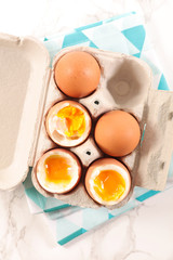 box of boiled egg