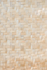 Wooden bamboo mat texture abstract background