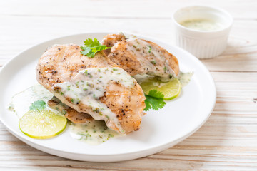 grilled chicken with lemon lime sauce