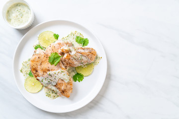 grilled chicken with lemon lime sauce