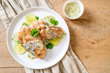 grilled chicken with lemon lime sauce