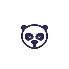 Fototapeta premium Panda head icon