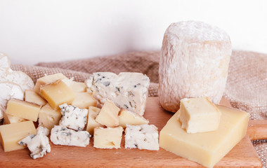 blue cheeses, nuts, grapes