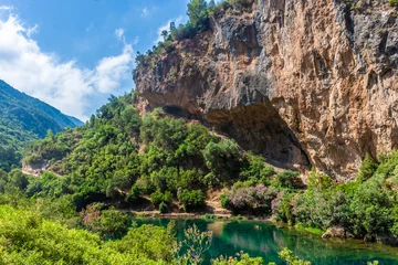 Fototapete Clear water in the river of Talassemtane National Park, Morocco © Stefano Zaccaria