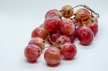 The isolated grapes