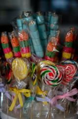 Fototapeta premium Colorful candy jar