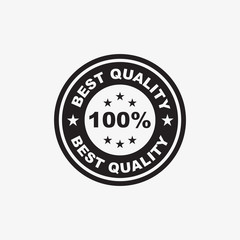 creative guarantee product stamp/emblem logo in black color