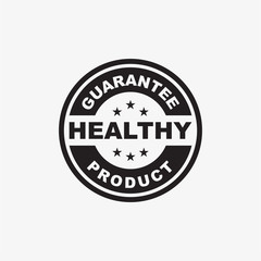 Fototapeta premium creative guarantee product stamp/emblem logo in black color