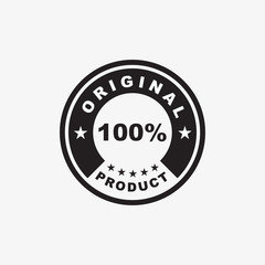 Fototapeta premium creative guarantee product stamp/emblem logo in black color
