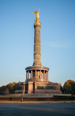 Fototapeta na wymiar Siegessaule Victory column in Berlin Germany