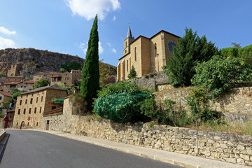 Village de Peyre, Vallée du Tarn, Aveyron, Midi-Pyrénées, France