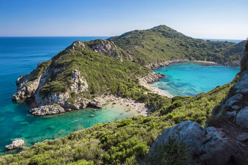 Beach, sea and mountains