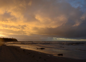 Abendstimmung an der polnischen Ostseeküste