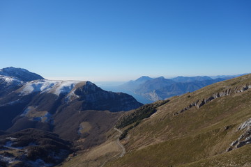 The Altissimo Peak of Nago in northern Italy Prealps