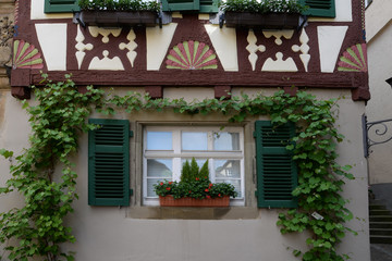 Fototapeta na wymiar Fenster in Schwäbisch Hall