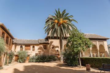 Fototapeta na wymiar Partal Palace in La Alhambra,Granada (Andalusia)