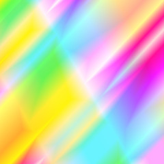 Disco background. Rainbow reflection and light beams texture.