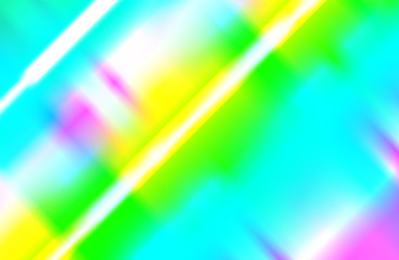Obraz premium Rainbow beams of light. Holographic iridescent background.