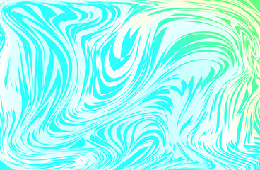 Iridescent marble texture background with flowing color lines.