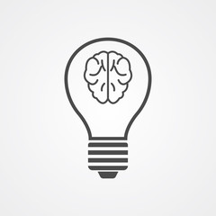 Idea vector icon sign symbol