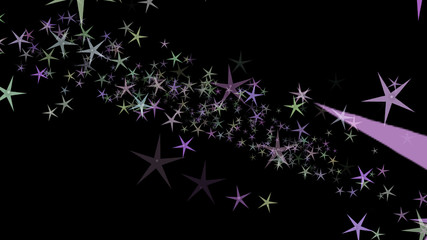 Background of multi-colored stars. Abstract background pattern.