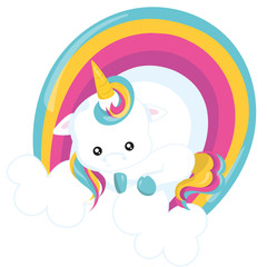 Einhorn Cartoon © weissdesign